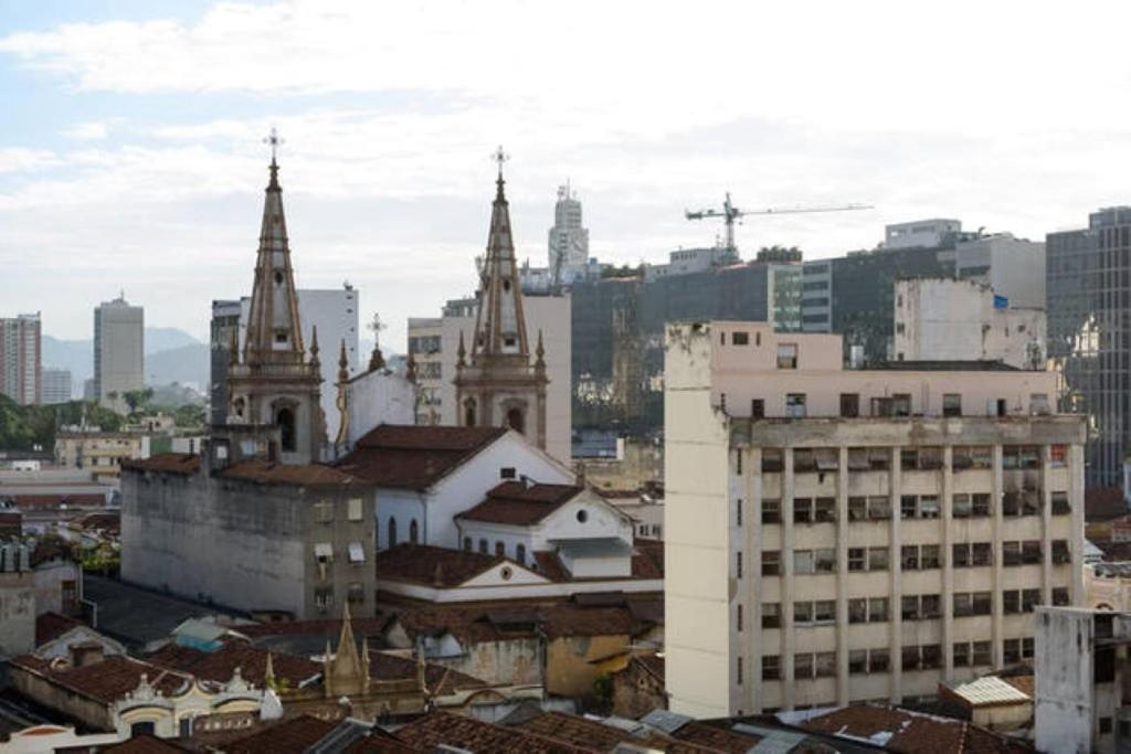 Centro Da Cidade Com Vista Para O Cristo Rio de Janeiro Exterior photo